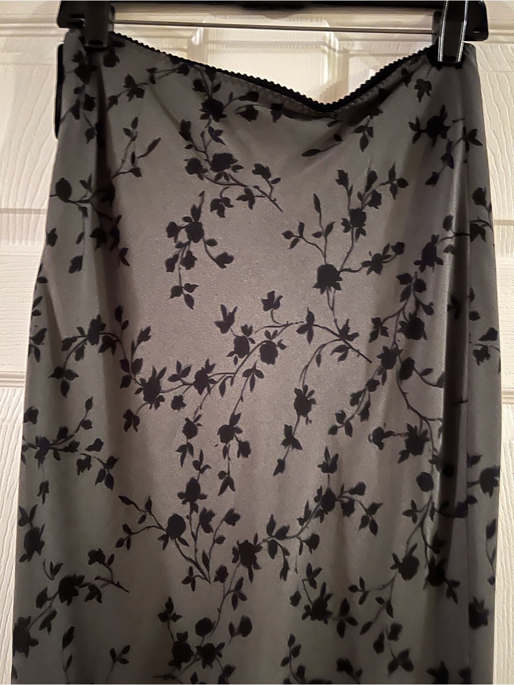The Limited Gray Camisole with Black Floral Print